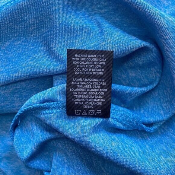 Men’s Beverly Hills Polo Club Short Sleeve Easy Care T Shirt S Blue Size L NEW - Picture 9 of 14